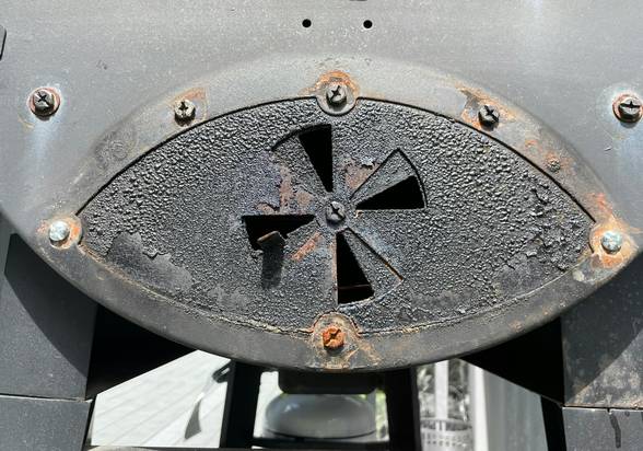 pellet stove safety||carbon monoxide||hopper safety||pellet stove install#|#Diagram showing pellet stove with CO alarm, hopper, and venting labeled#|#pellet-stove-safety-diagram.jpg